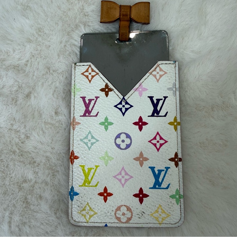 Louis Vuitton Multicolor Monogram Card Holder and Mirror - Picture 2 of 5